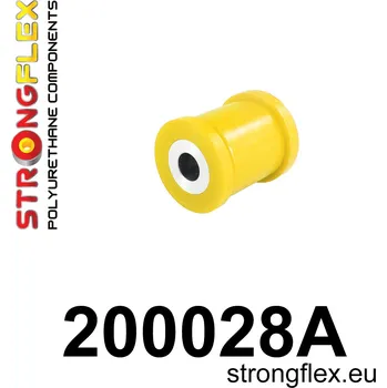 Silentblok nápravy 200028A: Strongflex Silentblok zadního nosníku varianta SPORT Yellow