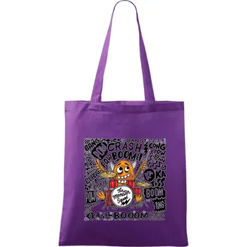 Bubeník - the moster squad - Taška bavlněná - 42 x 38 cm ( Fialová )
