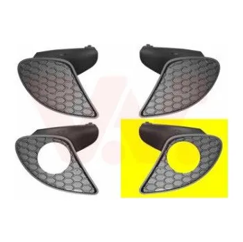 Nárazník Větrací mřížka, nárazník VAN WEZEL 0148593