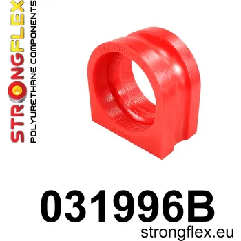 Silentblok nápravy 031996B: Rear anti roll bar bush Red