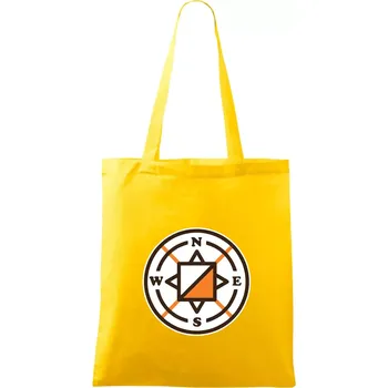 Orientační běh - navigace - Taška bavlněná - 42 x 38 cm ( Žlutá )