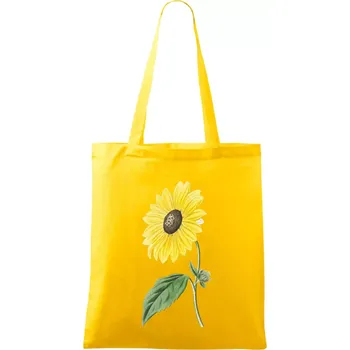 Slunečnice otočená - Taška bavlněná - 42 x 38 cm ( Žlutá )