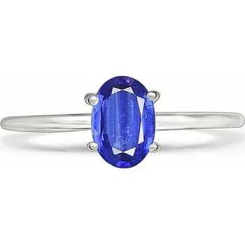 Prsten Kyanit modry broušený prsten stříbro Ag 925 RBC309 57 mm (US 8), cca 1,2 g
