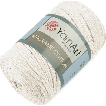 Galanterie YarnArt Macrame Cotton 250g Krémová