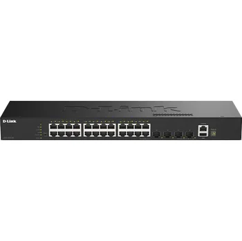 Switch D-Link DGS-1530-28/E 24 Ports GE + 4 Ports 10G SFP+ Smart Managed Switch