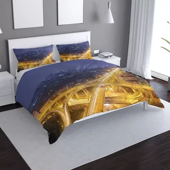 Povlečení Sablio Povlečení Křižovatka - 140x200 / 90x70