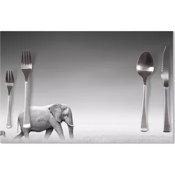 prostírání Sablio Prostírání Slon a zebra: 40x30cm