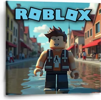 Obraz Sablio Obraz ROBLOX Město - 50x50 cm