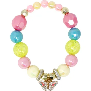 Prsten PINK POPPY - Náramek motýl