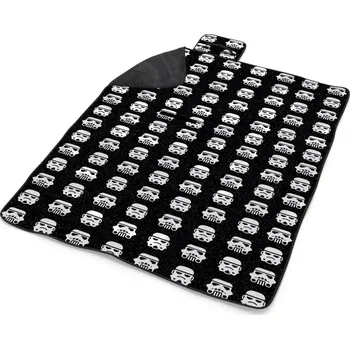 deka Sablio Plážová deka Star Wars Stormtrooper Pattern: 200x140 cm