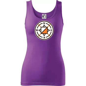 Dámské tričko Orientační běh - navigace - Dámské tílko - XL ( Fialová )