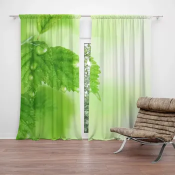 Závěs Sablio Závěs Listy 2: 2ks 140x250cm