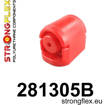 Silentblok nápravy 281305B: Strongflex Silentblok předního ramene - zadní Red