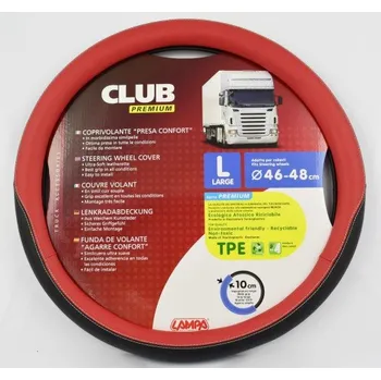 Potah na volant Potah volantu velikost Club-Red-TIR L LAM98911