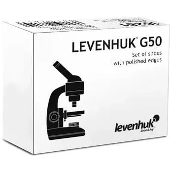 Hvězdářský dalekohled Podložní sklíčka Levenhuk (G50) 76x25 mm (50 ks)