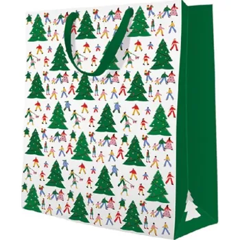 Dárková taška PAW2 Dárková taška PAW střední 20x25x10 cm Christmas Hustle