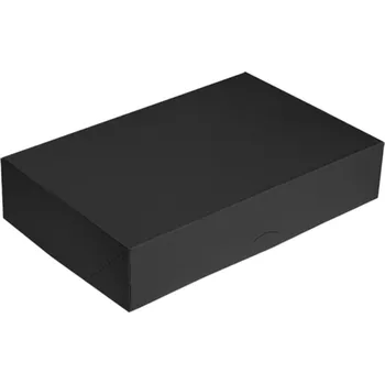 Jednorázové nádobí Cateringový box černý 340/250/60mm 50ks