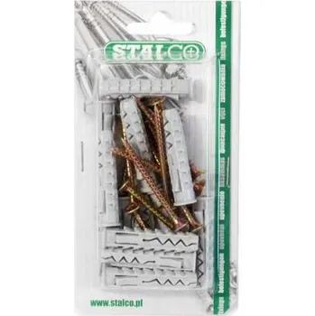 Hmoždinka Hmoždinka rozpěrná se šroubem do dřeva s křížovou hlavou hmoždinka: Ø6x30mm šroub: Ø3,5x35mm