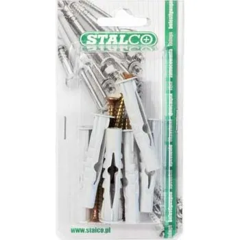 Hmoždinka Hmoždinka rozpěrná se šroubem prům. vrtání: Ø6mm šroub: Ø3,5x45mm 14 ks