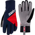 Lyžařské rukavice Swix INSPIRE PRIMALOFT GLOVE 6 Tmavě modrá, Červená, Bílá