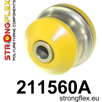 Silentblok nápravy 211560A: Strongflex Silentblok předního zavěšení - zadní varianta SPORT Yellow