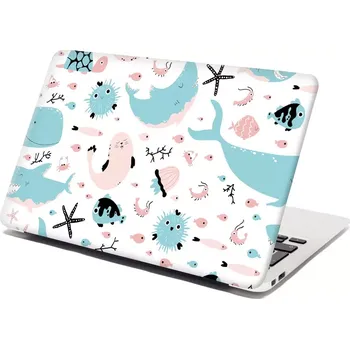 samolepka Sablio Samolepka na notebook Animovaný mořský svět - 29x20 cm