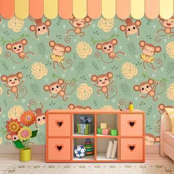 Tapeta Sablio Tapeta Roztomilé opičky - 125x75 cm