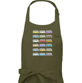 Kuchyňská zástěra Dovolená obytňákem - Pánská zástěra na vaření - Univerzální velikost ( Khaki )