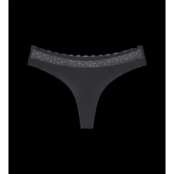 Kalhotky Dámská hedvábná tanga s vysokým pasem BLACK - Triumph, BLACK XS i343_10223726-0004-XS