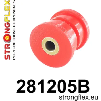 Silentblok nápravy 281205B: Rear lower arm - rear bush Red