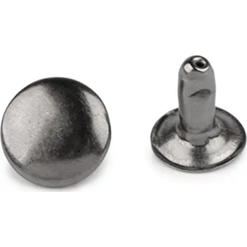 Nýt Duté nýty Ø9 mm Varianta: 2 nikl černý, Balení: 100 pár