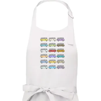 Kuchyňská zástěra Dovolená obytňákem - Dámská zástěra na vaření - Univerzální velikost ( Bílá )
