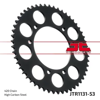 Řetězová sada pro motocykl Řetězová rozeta JT JTR 1131-53 53 zubů, 420