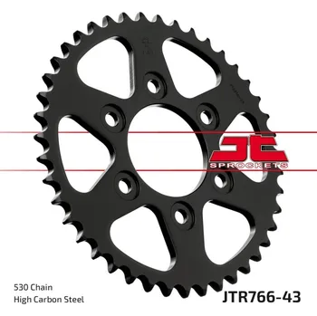 Řetězová sada pro motocykl Řetězová rozeta JT JTR 766-43 43 zubů, 530