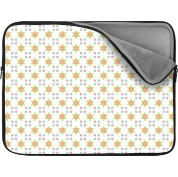 pouzdro na notebook Sablio Obal na notebook Barevné kytičky - 17"