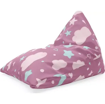 Sedací pytel Sablio Sedací vak Triangl Dětská obloha: 120 x 100 x 100 cm