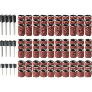 Brusný papír Sada brusných válečků k minivrtačce