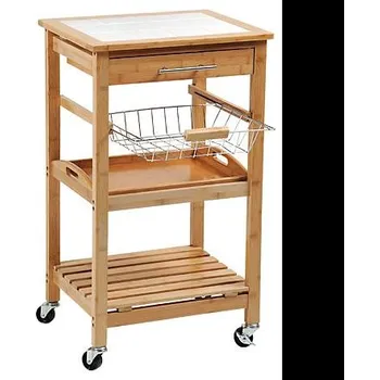 Servírovací stolek KESPER 25776 Kuchyňský vozík s pracovní deskou 81 x 48 x 38 cm + Doprava ZDARMA