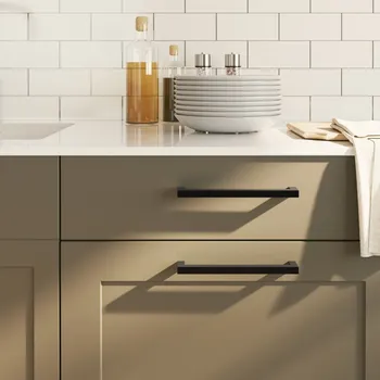 Nábytkové úchytky 20 ks černé 192 mm nerezová ocel IM_3203655