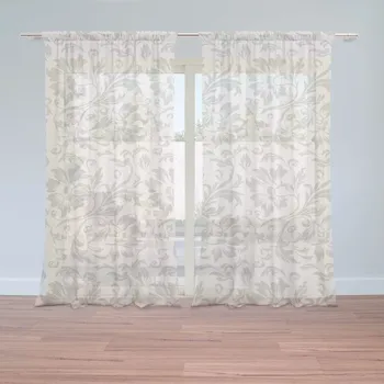 Záclona Sablio Záclony Královský ornament: 2ks 150x250cm