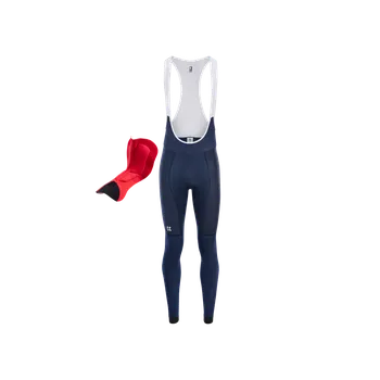 Cyklistické kalhoty KALAS MOTION Z6 | Zateplené Cyklo kalhoty se šlemi + EA sedlo | Navy Blue | Velikost: 3/M