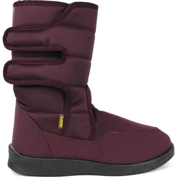 Dámská zimní obuv Oldcom AURORA GLOSSY Vínová