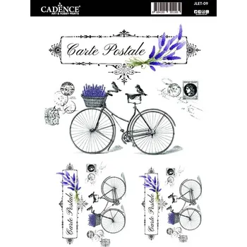 Výtvarná sada Transferový obrázek Cadence Easy Transfer, 25x35 cm - Levandulové kolo