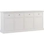 Komoda Lucca - Gala Meble Bílý Opál - Dub Craft 193x86 cm