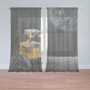 Záclona Sablio Záclony Wall-E robot Měsíc: 2ks 150x250cm