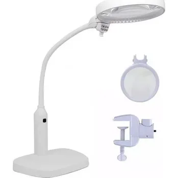 Lupa Stolní lupa s osvětlením Verkgroup V-09115 - 2x; 5x (120mm/70mm)