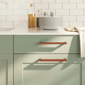 Nábytkové kování Nábytkové úchytky 10 ks bronzové 192 mm nerezová ocel IM_3203679