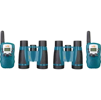 Hvězdářský dalekohled Sada vysílaček a binokulárních dalekohledů Levenhuk LabZZ WTT10 Modrý