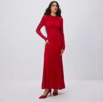 Dámské šaty Reserved - Vlněné šaty - červená - 921IB-33X - 921IB-33X-M