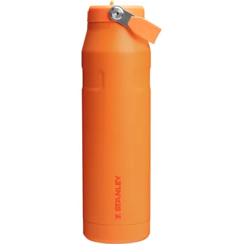 Termoska STANLEY Termoláhev The IceFlow™ Bottle Flip Straw 1100 ml/36oz Goldenrod Coral